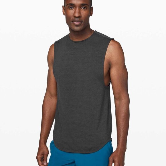 Lululemon Drysense License to Train Tank, Mens Size XS, Obsidian Dark Gray - Picture 1 of 9
